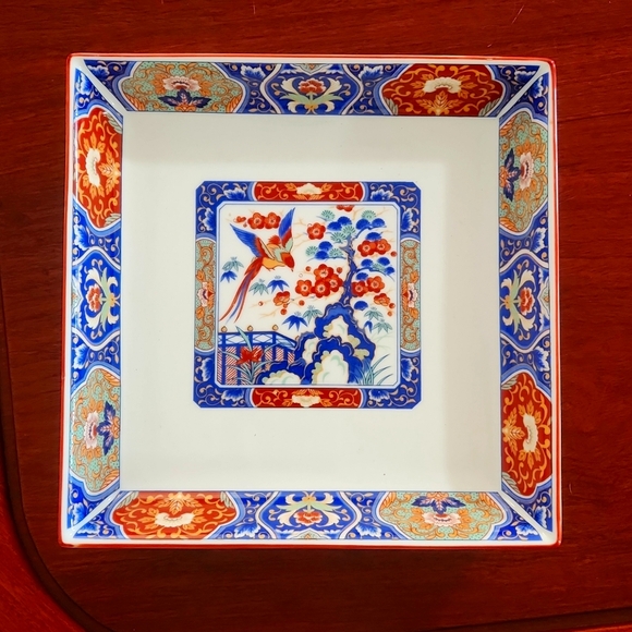 Vintage Japanese porcelain serving bowl - Picture 3 of 5